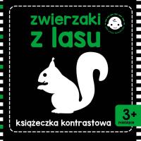 Okładka książki Zwierzaki z lasu Książeczka kontrastowa