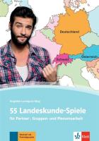 55 Landeskunde-Spiele. Autor:   Praca zbiorowa. SmakLiter.pl Okładka książki 55 Landeskunde-Spiele