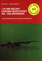 7,92 mm ręczny karabin maszynowy wz. 1928 Browning. Autor: Adam Jońca, Zasieczny Andrzej. SmakLiter.pl Okładka książki 7,92 mm ręczny karabin maszynowy wz. 1928 Browning