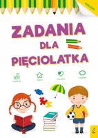 Akademia malucha. Zadania dla pięciolatka. Autor: Opracowanie zbiorowe. SmakLiter.pl Okładka książki Akademia malucha. Zadania dla pięciolatka
