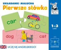 Okładka książki Angielski Pierwsze słówka Układanki malucha Kapitan Nauka