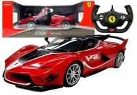 Auto R/C Ferrari Rastar 1:14 Czerwone na pilota. Wydawca: Lean Toys. SmakLiter.pl Opakowanie Auto R/C Ferrari Rastar 1:14 Czerwone na pilota