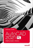 AutoCAD 2021 PL. Pierwsze kroki. Autor: Pikoń Andrzej. SmakLiter.pl Okładka książki AutoCAD 2021 PL. Pierwsze kroki