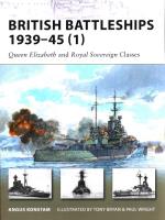 British Battleships 1939-45 (1). Autor: Angus Konstam. SmakLiter.pl Okładka książki British Battleships 1939-45 (1)