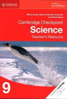 Cambridge Checkpoint Science 9 Teacher's Resource CD. Autor: Jones Mary, Fellowes-Freeman Diane. SmakLiter.pl Okładka książki Cambridge Checkpoint Science 9 Teacher's Resource CD