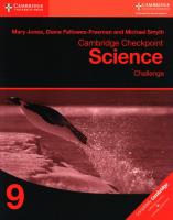 Cambridge Checkpoint Science Challenge 9. Autor: Jones Mary, Fellowes-Freeman Diane. SmakLiter.pl Okładka książki Cambridge Checkpoint Science Challenge 9