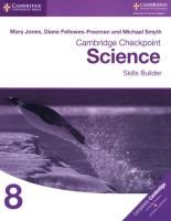 Cambridge Checkpoint Science Skills Builder 8. Autor: Jones Mary, Fellowes-Freeman Diane. SmakLiter.pl Okładka książki Cambridge Checkpoint Science Skills Builder 8