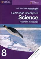Cambridge Checkpoint Science Teacher's Resourc. Autor: Jones Mary, Fellowes-Freeman Diane. SmakLiter.pl Okładka książki Cambridge Checkpoint Science Teacher's Resourc