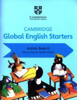 Cambridge Global English Starters Activity Boo. Autor: Harper Kathryn, Gabrielle Pritchard. SmakLiter.pl Okładka książki Cambridge Global English Starters Activity Boo