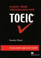 Okładka książki Check Your Vocabulary for TOEIC