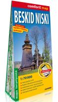 Comfort!map Beskid Niski 1: 70 000 laminat. Autor:   Praca zbiorowa. SmakLiter.pl Okładka książki Comfort!map Beskid Niski 1: 70 000 laminat