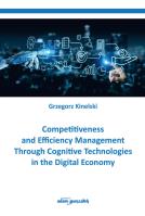 Okładka książki Competitiveness and Efficiency Management Through Cognitive Technologies in the Digital Economy