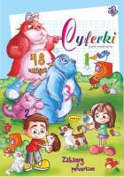 Cyferki - zabawy z potworkami. Autor: Katarzyna Fic. SmakLiter.pl Okładka książki Cyferki - zabawy z potworkami