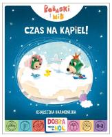 Czas na kąpiel! Bobaski i Miś. Dobranoc, Trefliki na noc. Książeczka harmonijka. Autor: Opracowanie zbiorowe. SmakLiter.pl Okładka książki Czas na kąpiel! Bobaski i Miś. Dobranoc, Trefliki na noc. Książeczka harmonijka