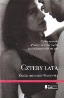 Cztery lata. Autor: Kamila Andrzejak-Wasilewska. SmakLiter.pl Okładka książki Cztery lata