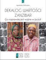 Okładka książki Dekalog wartości Zanzibar. Co naprawdę jest ważne w życiu?