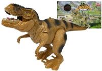 Dinozaur Tyranozaur Rex Na Baterie Brązowy. Wydawca: Lean Toys. SmakLiter.pl Opakowanie Dinozaur Tyranozaur Rex Na Baterie Brązowy