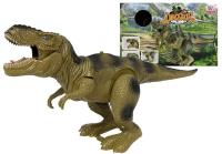 Dinozaur Tyranozaur Rex na baterie zielony. Wydawca: Lean Toys. SmakLiter.pl Opakowanie Dinozaur Tyranozaur Rex na baterie zielony