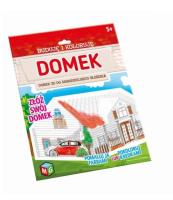 Domek Buduję i koloruję. Wydawca: MULTIGRA. SmakLiter.pl Opakowanie Domek Buduję i koloruję