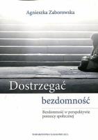 Dostrzegać bezdomność. Bezdomność w perspektywie pomocy społecznej. Autor: Zaborowska Agnieszka. SmakLiter.pl Okładka książki Dostrzegać bezdomność. Bezdomność w perspektywie pomocy społecznej