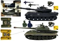 Dwa czołgi Zdalnie Sterowane z Ładowarkami R/C. Wydawca: Lean Toys. SmakLiter.pl Opakowanie Dwa czołgi Zdalnie Sterowane z Ładowarkami R/C