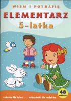Elementarz 5-latka. Autor: Krassowska Dorota. SmakLiter.pl Okładka książki Elementarz 5-latka