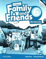 Family and Friends 6 Workbook with Online Practice. Autor: Julie Penn, Pelteret Cheryl. SmakLiter.pl Okładka książki Family and Friends 6 Workbook with Online Practice