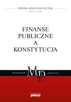 Finanse publiczne a Konstytucja. Autor: Opracowanie zbiorowe. SmakLiter.pl Okładka książki Finanse publiczne a Konstytucja