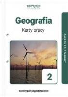 Geografia LO 2 Karty pracy ZP OPERON. Autor: Małgorzata Ziarnowska. SmakLiter.pl Okładka książki Geografia LO 2 Karty pracy ZP OPERON