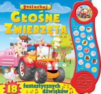 Głośne zwierzęta. Posłuchaj. Autor:   Praca zbiorowa. SmakLiter.pl Okładka książki Głośne zwierzęta. Posłuchaj