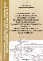Okładka książki Gospodarowanie zasobami rzeczowymi...