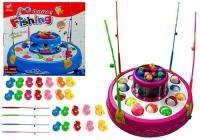 Gra łowienie rybek światło dźwięk 2 poziomy Rybki Różowa. Wydawca: Lean Toys. SmakLiter.pl Opakowanie Gra łowienie rybek światło dźwięk 2 poziomy Rybki Różowa