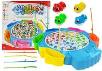 Gra Zręcznościowa Łowienie Rybek 4 Wędki Niebieska. Wydawca: Lean Toys. SmakLiter.pl Opakowanie Gra Zręcznościowa Łowienie Rybek 4 Wędki Niebieska