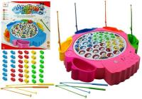 Gra Zręcznościowa Łowienie Rybek 4 Wędki Różowa. Wydawca: Lean Toys. SmakLiter.pl Opakowanie Gra Zręcznościowa Łowienie Rybek 4 Wędki Różowa