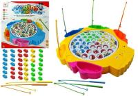 Gra Zręcznościowa Łowienie Rybek 4 Wędki Żółta. Wydawca: Lean Toys. SmakLiter.pl Opakowanie Gra Zręcznościowa Łowienie Rybek 4 Wędki Żółta