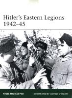 Hitler's Eastern Legions 1942-45. Autor: Thomas Nigel. SmakLiter.pl Okładka książki Hitler's Eastern Legions 1942-45