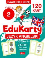 Język angielski dla klasy 2. EduKarty. Autor: Paszylk Bartłomiej. SmakLiter.pl Okładka książki Język angielski dla klasy 2. EduKarty