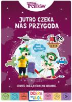 Jutro czeka nas przygoda. Rodzina Treflików. Dobranoc, Trefliki na noc. Stwórz swoją historię na dobranoc. Autor: Opracowanie zbiorowe. SmakLiter.pl Okładka książki Jutro czeka nas przygoda. Rodzina Treflików. Dobranoc, Trefliki na noc. Stwórz swoją historię na dobranoc