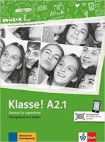 Klasse! A2.1. Ćwiczenia + audio online. Autor:   Praca zbiorowa. SmakLiter.pl Okładka książki Klasse! A2.1. Ćwiczenia + audio online