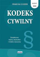 Okładka książki Kodeks cwyilny w.2018