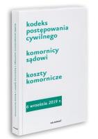 Kodeks postępowania cywilnego... 06.09.2019. Autor: Agnieszka Kaszok. SmakLiter.pl Okładka książki Kodeks postępowania cywilnego... 06.09.2019