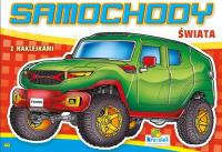 Kolorowanka. Samochody świata. Terenowy. Autor: praca zbiroowa. SmakLiter.pl Okładka książki Kolorowanka. Samochody świata. Terenowy