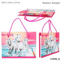 Opakowanie Kolorowanka z rączką i kredką z wymiennym wkładem Miss Melody 11040A