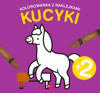 Okładka książki Kucyki. Kolorowanka z naklejkami