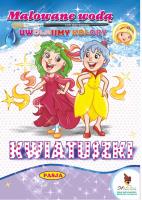 Kwiatuszki. Malowane wodą. Autor: Ernest Błędowski. SmakLiter.pl Okładka książki Kwiatuszki. Malowane wodą