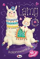 Lamy. Brokatowa magia. Autor: Piotr Kozera. SmakLiter.pl Okładka książki Lamy. Brokatowa magia