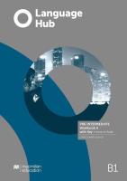 Okładka książki Language Hub Split ed. Pre-Inter. B1 WB A + key