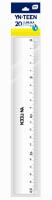 Opakowanie Linijka plastikowa 20cm YN TEEN
