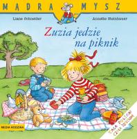 Mądra Mysz. Zuzia jedzie na piknik. Autor: Schneider Liane. Wenzel - Burger Eva. SmakLiter.pl Okładka książki Mądra Mysz. Zuzia jedzie na piknik
