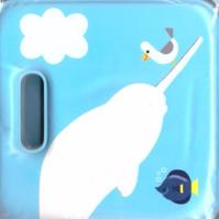 Okładka książki Magiczna książeczka kąpielowa z piszczałką-narwal